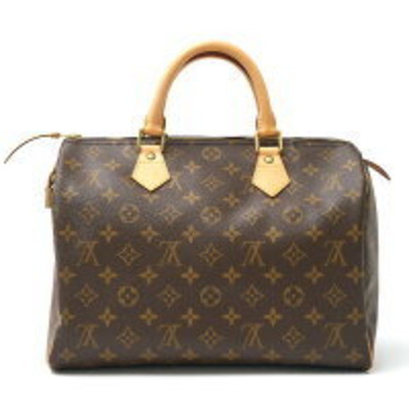 Louis Vuitton Speedy Boston Handbag Monogram Leather Brown - Picture 1 of 7